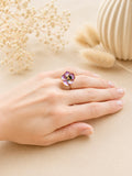 Violet Pansy Ring