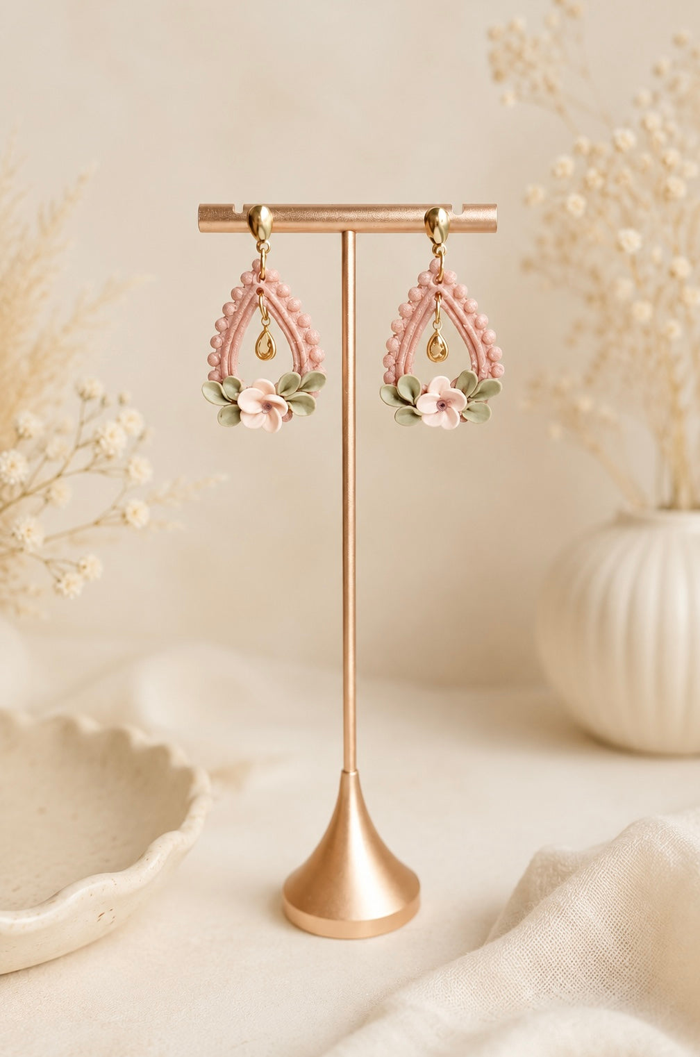 Rosy Floral Drops