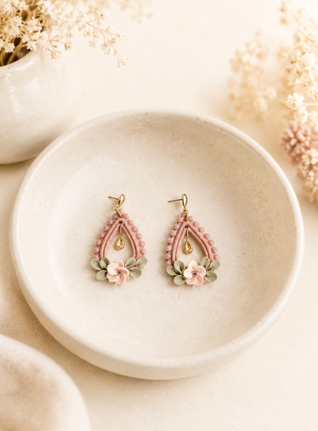 Rosy Floral Drops