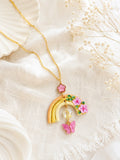 Yellow Rainbow Garden Necklace