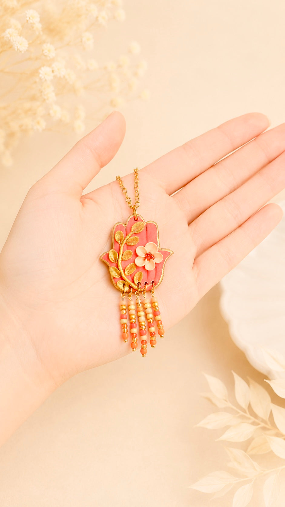 Hamsa Garden Necklace
