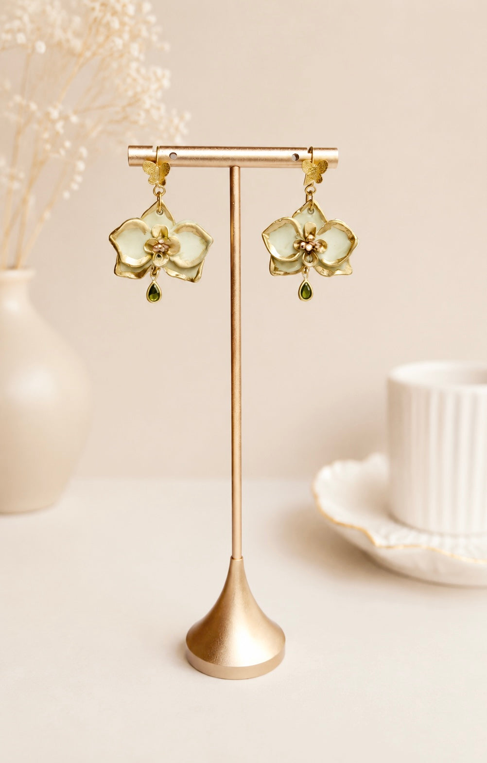 Khaki Orchid Drops