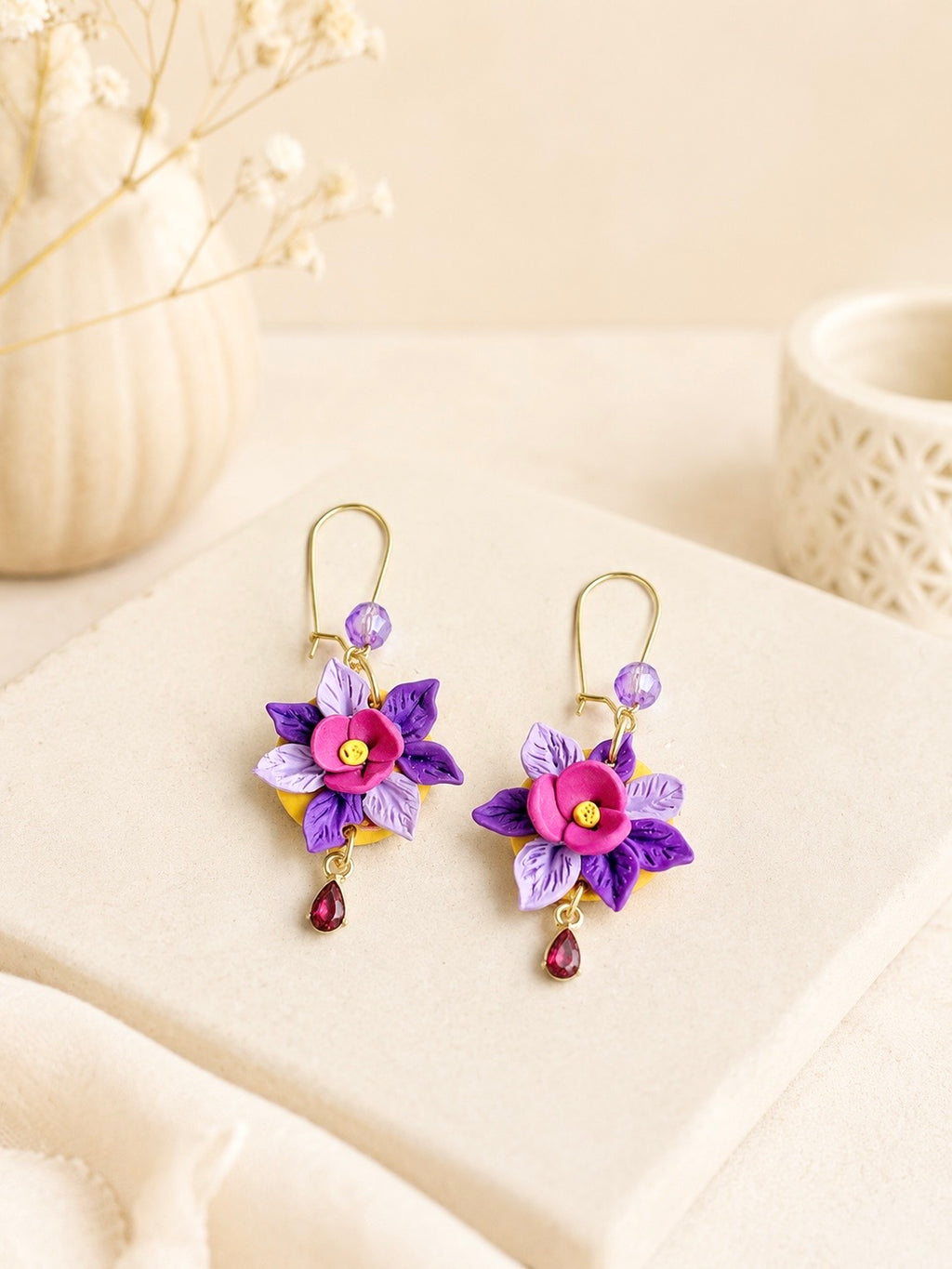 Lavender & Yellow Bloom