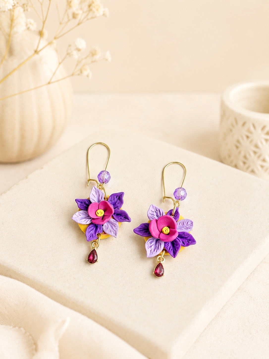 Lavender & Yellow Bloom
