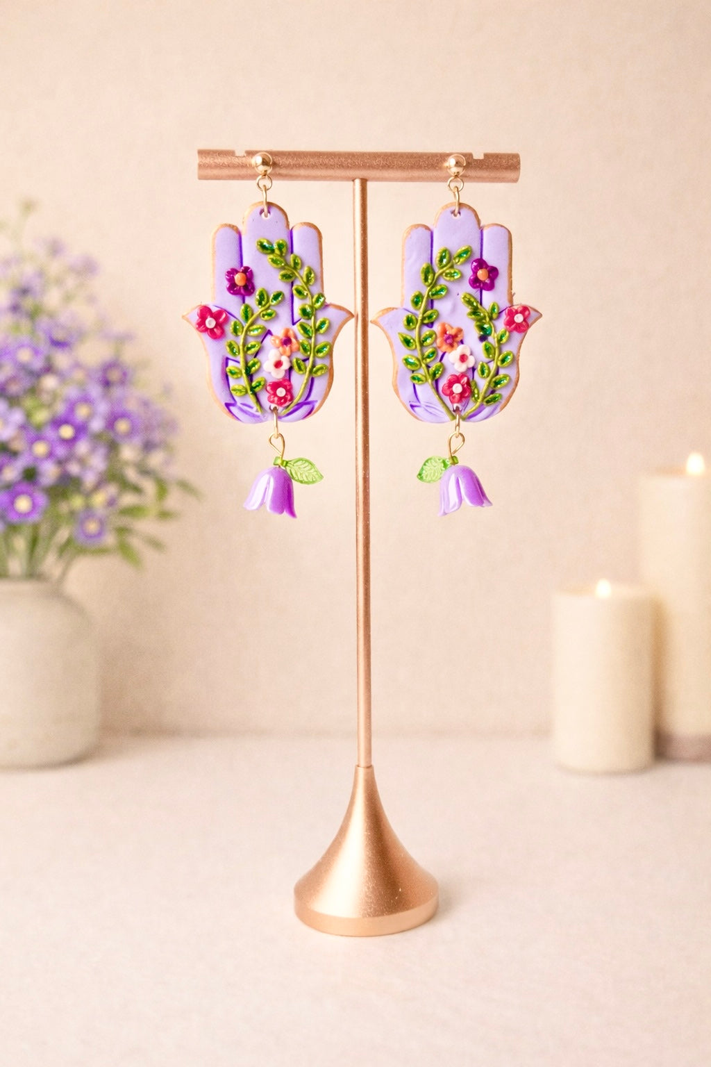 Lavender Hamsa Bloom