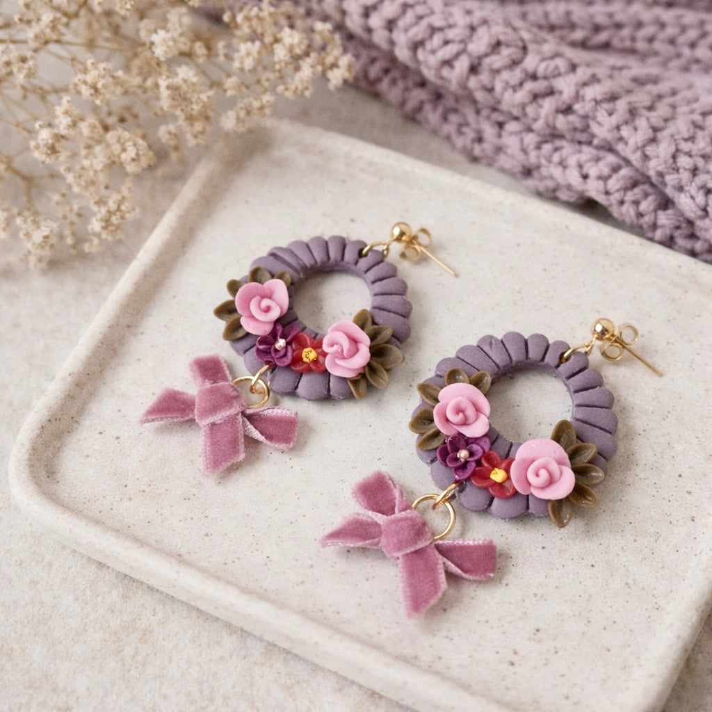 Vintage Rose Wreath