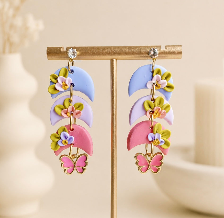 Pastel Butterfly Garden