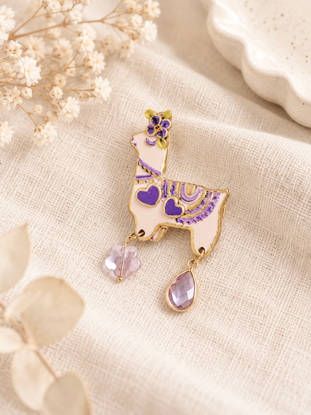 Lavender Love Llama