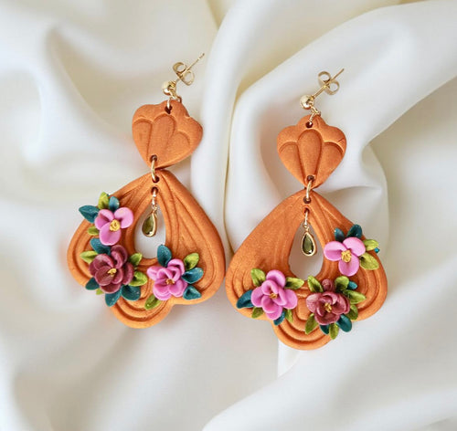Copper Floral Elegance